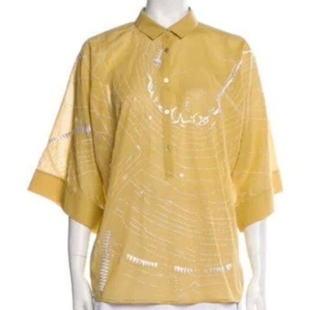 Akris Bergdorf Goodman Button-Up Top
